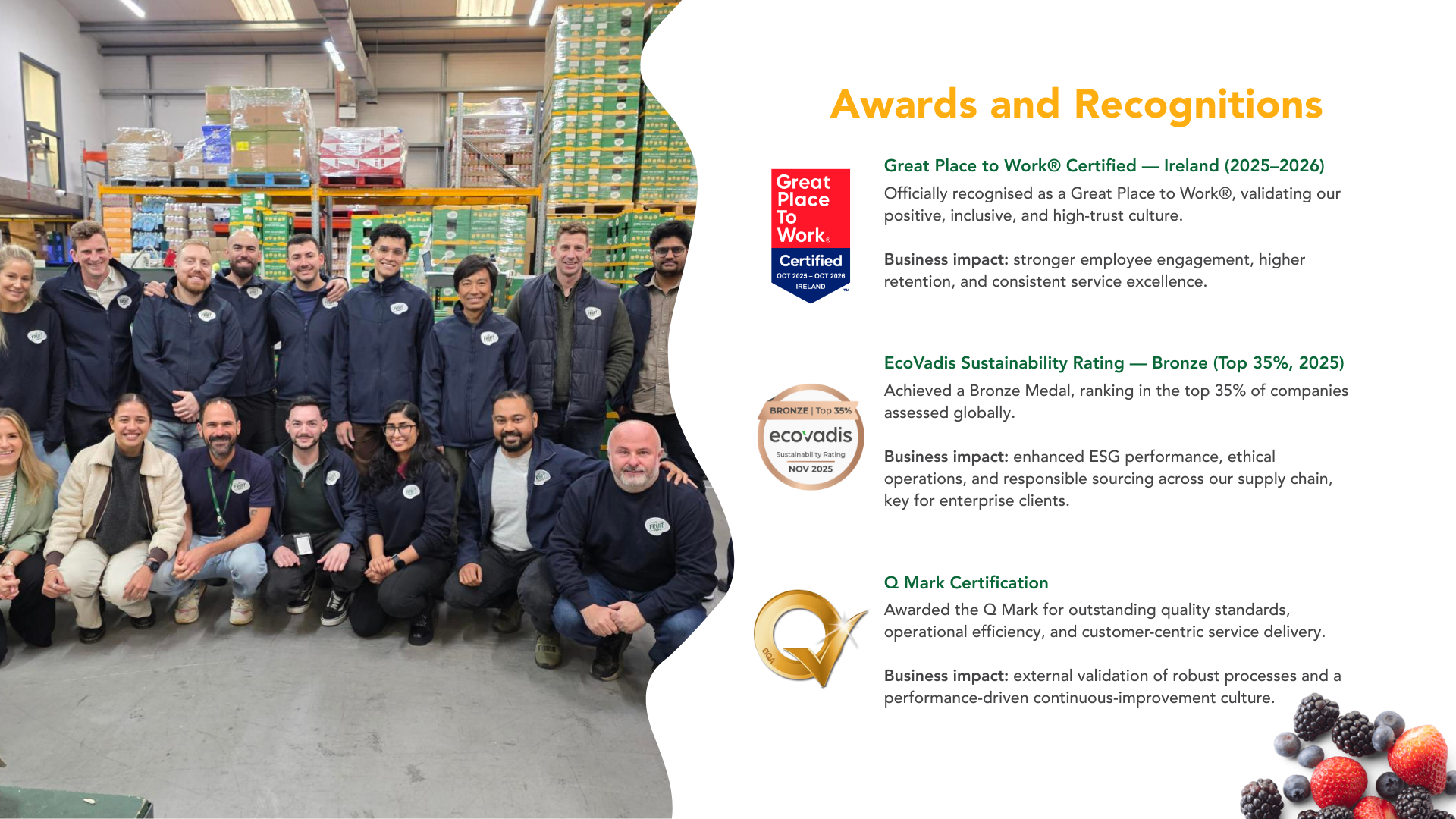 Awards & Recognitions Awards & Recognitions